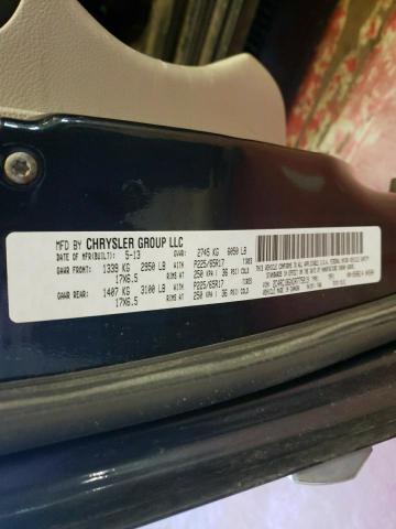 2C4RC1BGXDR775819 - 2013 CHRYSLER TOWN & COU TOURING ლურჯი ფოტო 13