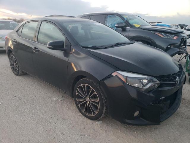 5YFBURHE8FP304905 - 2015 TOYOTA COROLLA L BLACK photo 4