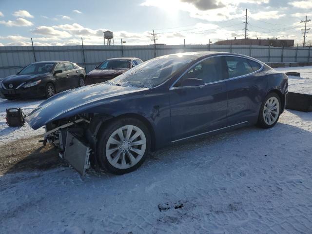 5YJSA1E2XGF151039 - 2016 TESLA MODEL S BLUE photo 1