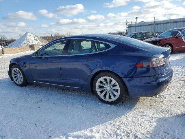5YJSA1E2XGF151039 - 2016 TESLA MODEL S BLUE photo 2