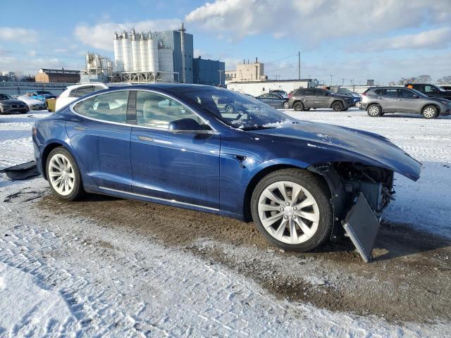 5YJSA1E2XGF151039 - 2016 TESLA MODEL S BLUE photo 4