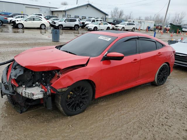 2HGFC2F72GH525442 - 2016 HONDA CIVIC EX RED photo 1