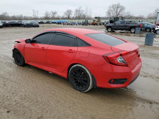 2HGFC2F72GH525442 - 2016 HONDA CIVIC EX RED photo 2