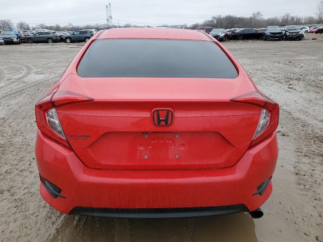 2HGFC2F72GH525442 - 2016 HONDA CIVIC EX RED photo 6