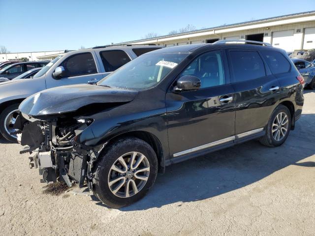 5N1AR2MM4EC623853 - 2014 NISSAN PATHFINDER S BLACK photo 1