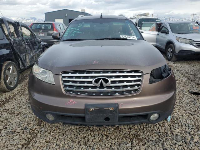 JNRBS08W24X401168 - 2004 INFINITI FX45 BROWN photo 5