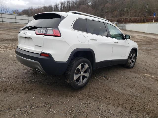 1C4PJMDX9KD480237 - 2019 JEEP CHEROKEE LIMITED WHITE photo 3