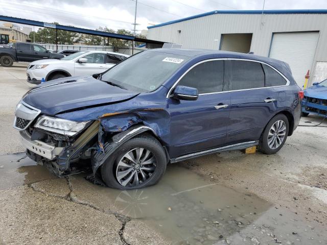 5FRYD4H4XGB027481 - 2016 ACURA MDX TECHNOLOGY BLUE photo 1