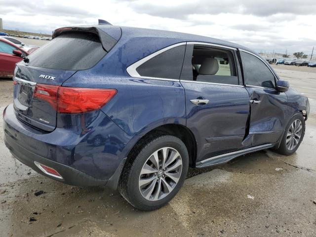 5FRYD4H4XGB027481 - 2016 ACURA MDX TECHNOLOGY BLUE photo 3