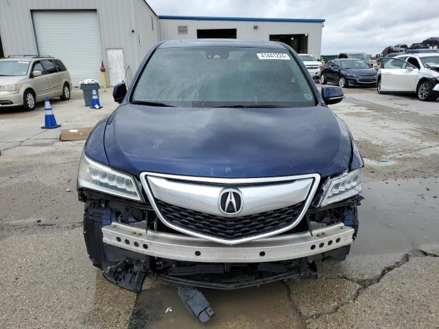 5FRYD4H4XGB027481 - 2016 ACURA MDX TECHNOLOGY BLUE photo 5