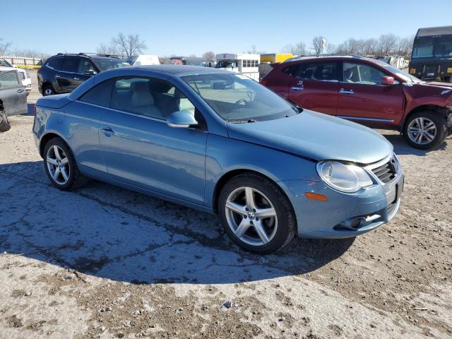 WVWDA71F97V015717 - 2007 VOLKSWAGEN EOS 2.0T SPORT BLUE photo 4