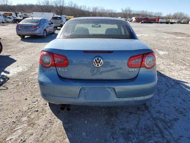 WVWDA71F97V015717 - 2007 VOLKSWAGEN EOS 2.0T SPORT BLUE photo 6