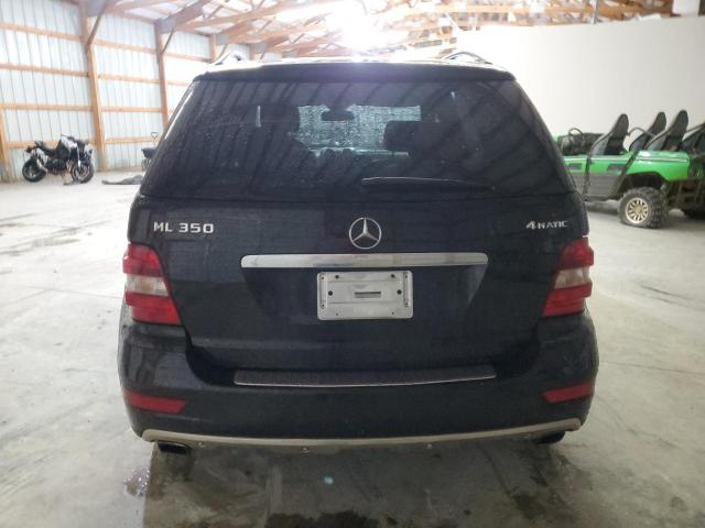 4JGBB8GB3BA642567 - 2011 MERCEDES-BENZ ML 350 4MATIC BLACK photo 6