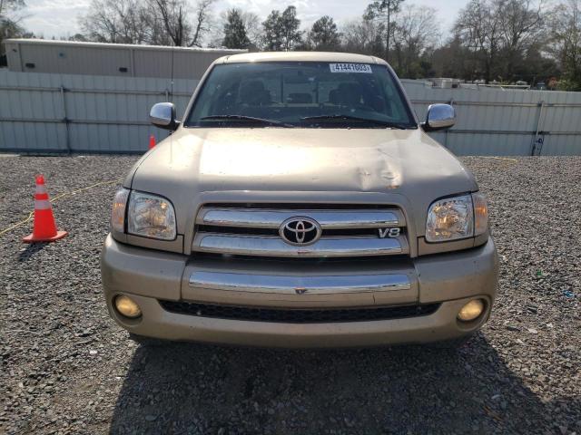 5TBBT44166S478044 - 2006 TOYOTA TUNDRA ACCESS CAB SR5 TAN photo 5