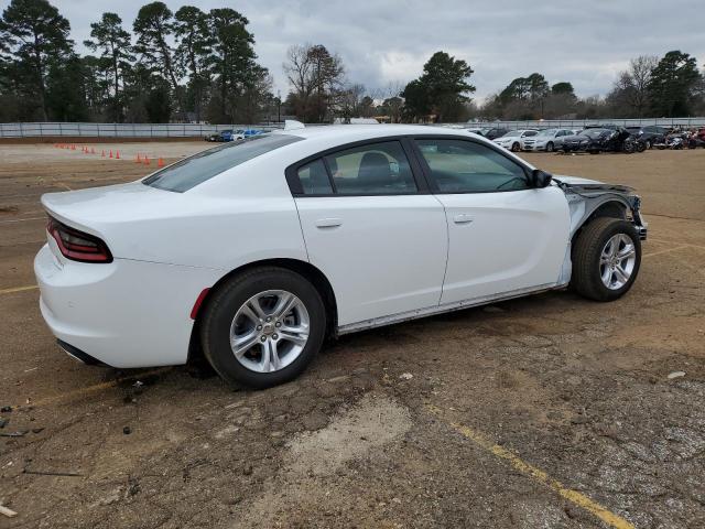 2C3CDXBG6PH622262 - 2023 DODGE CHARGER SXT WHITE photo 3