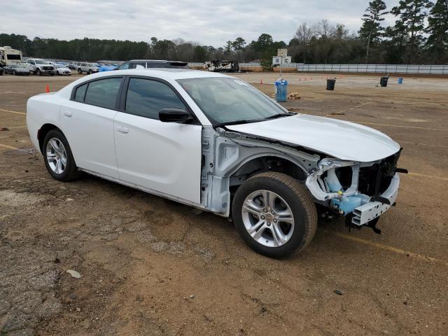 2C3CDXBG6PH622262 - 2023 DODGE CHARGER SXT WHITE photo 4