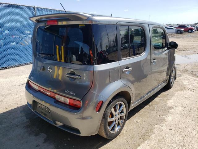 JN8AZ2KR6BT204485 - 2011 NISSAN CUBE BASE GRAY photo 4