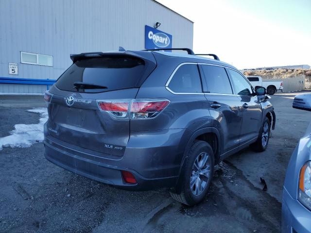 5TDJKRFH0FS160160 - 2015 TOYOTA HIGHLANDER XLE SILVER photo 3