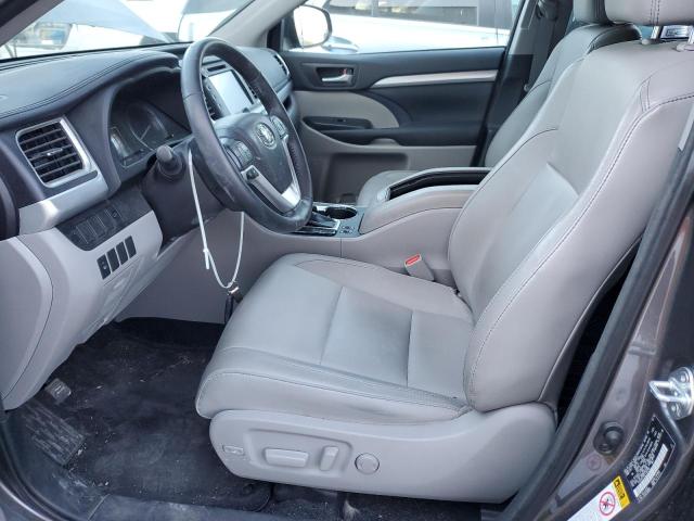 5TDJKRFH0FS160160 - 2015 TOYOTA HIGHLANDER XLE SILVER photo 7