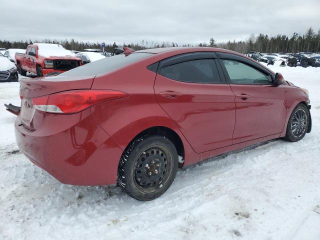 5NPDH4AE1DH326961 - 2013 HYUNDAI ELANTRA GLS RED photo 3