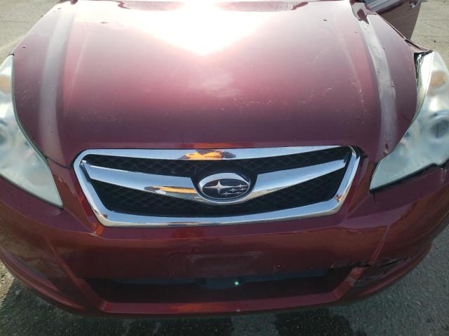 4S3BMBA66C3033566 - 2012 SUBARU LEGACY 2.5I BURGUNDY photo 11