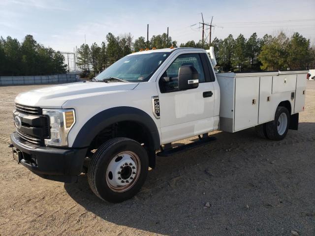 1FDUF4GY1KDA27296 - 2019 FORD F450 SUPER DUTY WHITE photo 1