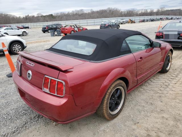 1ZVHT85H655213145 - 2005 FORD MUSTANG GT BURGUNDY photo 3