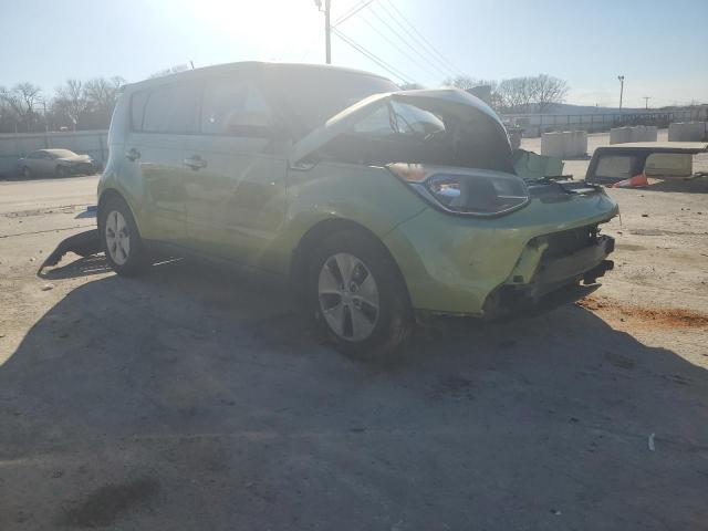 KNDJN2A21F7796100 - 2015 KIA SOUL GREEN photo 4