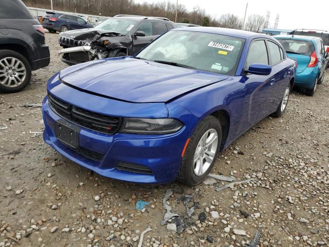 2C3CDXBG3MH628399 - 2021 DODGE CHARGER SXT BLUE photo 1