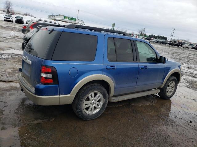 1FMEU7EE5AUB15805 - 2010 FORD EXPLORER EDDIE BAUER BLUE photo 3