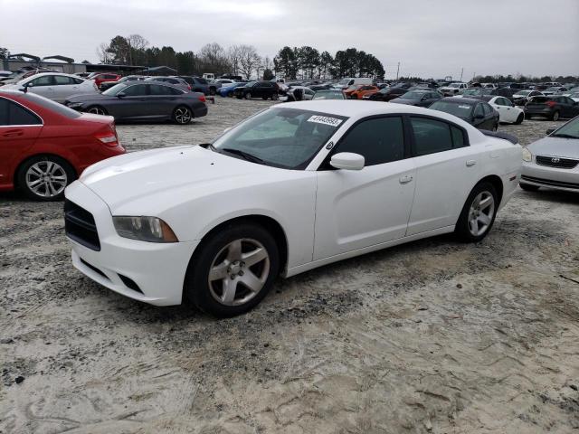 2C3CDXAT5DH584355 - 2013 DODGE CHARGER POLICE WHITE photo 1