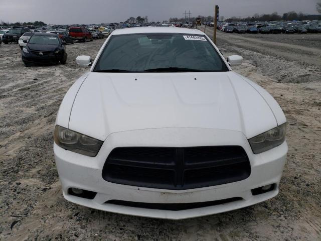 2C3CDXAT5DH584355 - 2013 DODGE CHARGER POLICE WHITE photo 5