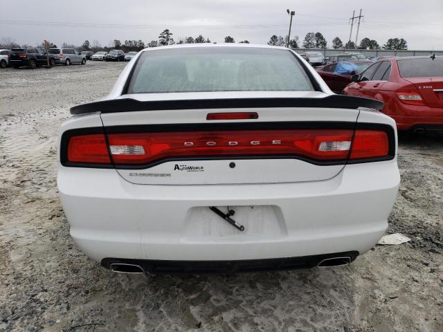 2C3CDXAT5DH584355 - 2013 DODGE CHARGER POLICE WHITE photo 6