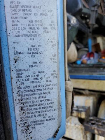 5KKMAEBG7BPBB7541 - 2011 WESTERN STAR/AUTO CAR CONVENTION BLUE photo 10