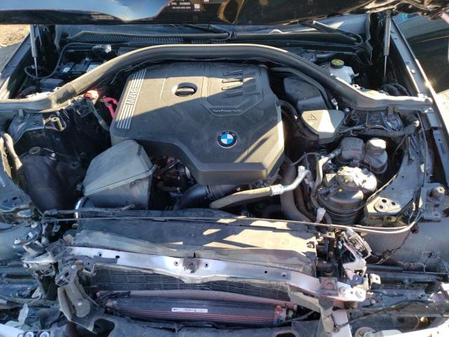 3MW5R7J02M8B84577 - 2021 BMW 330XI BLACK photo 11