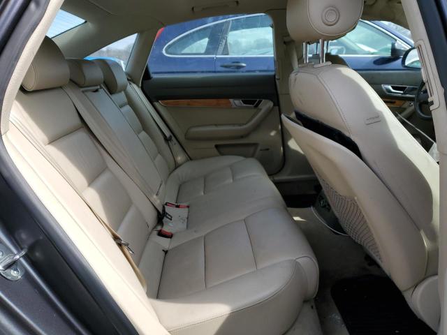 WAUKGAFB4BN012321 - 2011 AUDI A6 PRESTIGE GRAY photo 10