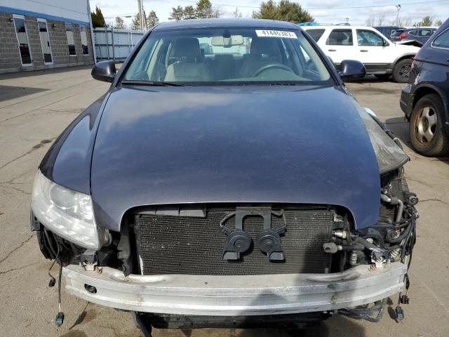 WAUKGAFB4BN012321 - 2011 AUDI A6 PRESTIGE GRAY photo 5