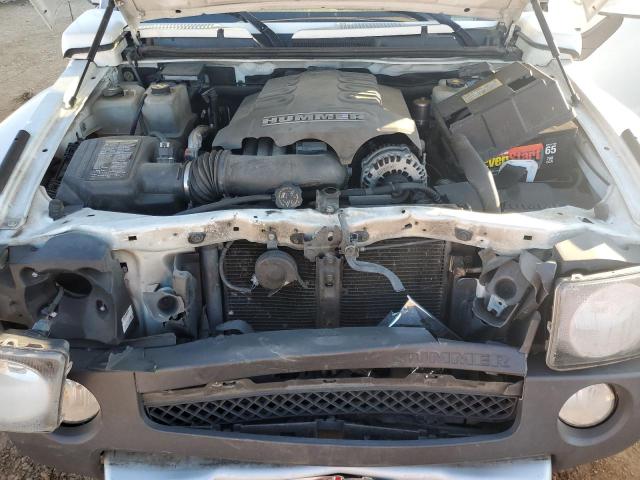 5GTEN13L488108162 - 2008 HUMMER H3 ALPHA WHITE photo 11