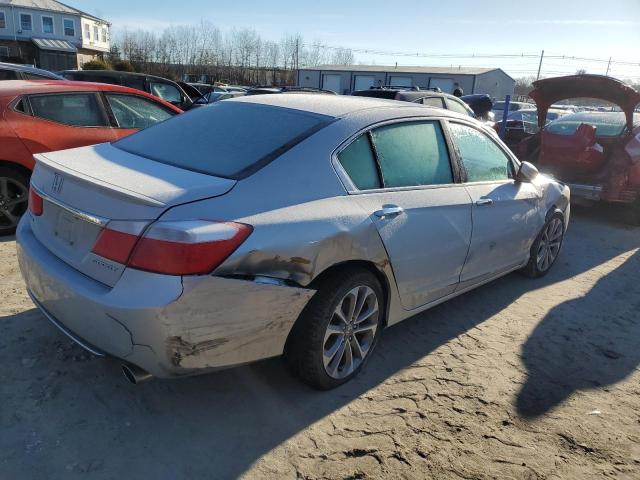 1HGCR2F50FA069812 - 2015 HONDA ACCORD SPORT SILVER photo 3