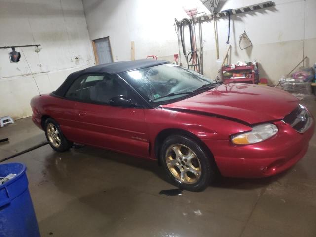 3C3EL55H6WT220977 - 1998 CHRYSLER SEBRING JXI BURGUNDY photo 4