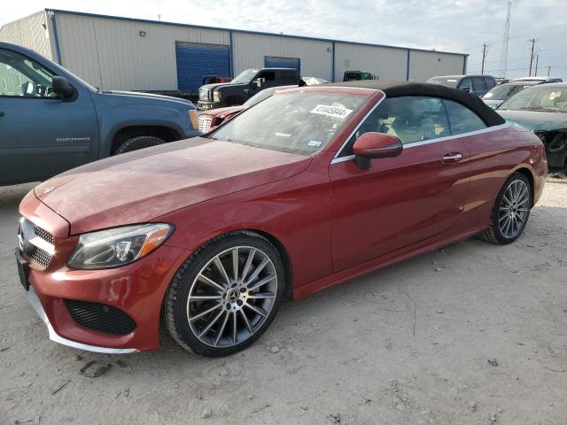 WDDWK4JB8HF524121 - 2017 MERCEDES-BENZ C 300 BURGUNDY photo 1