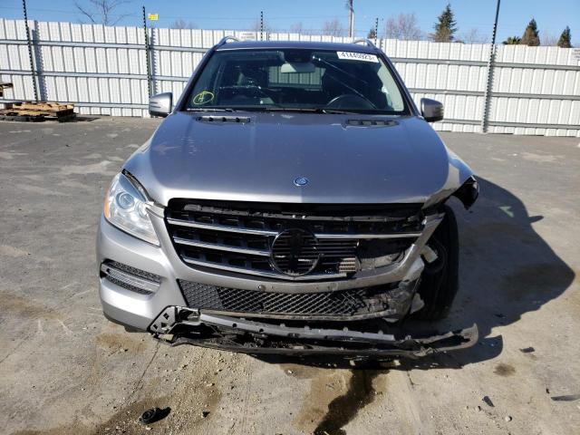 4JGDA2EB9EA313372 - 2014 MERCEDES-BENZ ML 350 BLUETEC GRAY photo 5