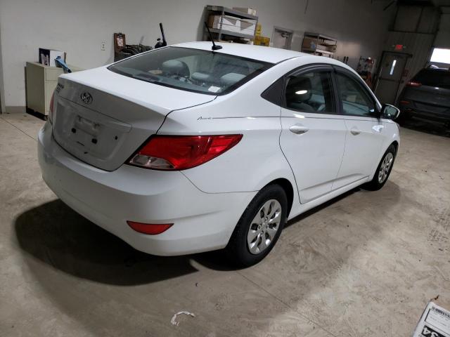 KMHCT4AE8HU276142 - 2017 HYUNDAI ACCENT SE WHITE photo 3