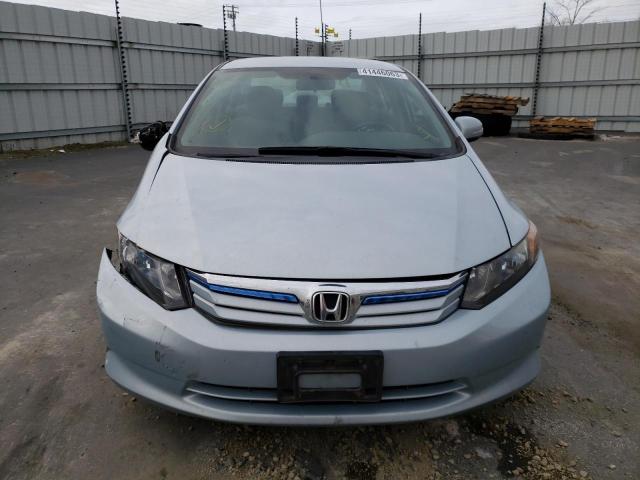 JHMFB4F31CS002778 - 2012 HONDA CIVIC HYBRID L SILVER photo 5