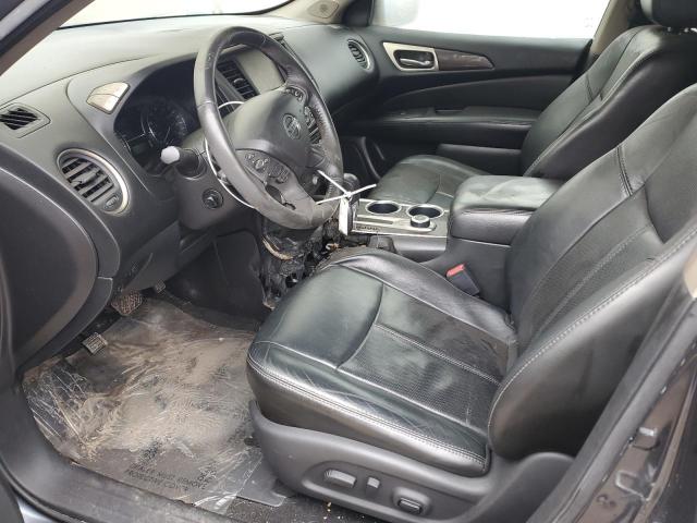 5N1AR2MM0EC607052 - 2014 NISSAN PATHFINDER S CHARCOAL photo 7