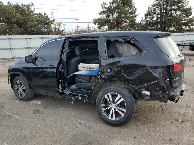 5FNYF6H57HB082715 - 2017 HONDA PILOT EXL BLACK photo 2