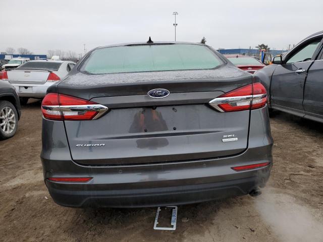 3FA6P0CDXLR146193 - 2020 FORD FUSION SEL GRAY photo 6