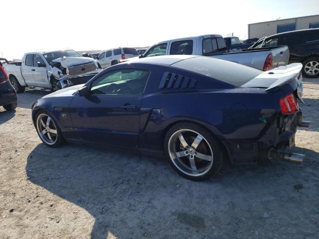 1ZVBP8CH6A5105289 - 2010 FORD MUSTANG GT BLUE photo 2