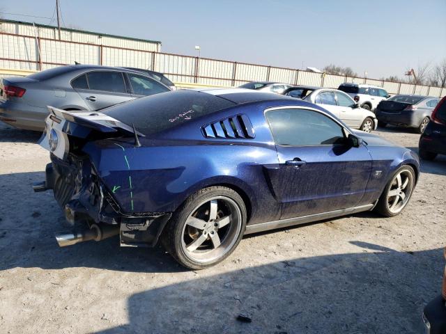 1ZVBP8CH6A5105289 - 2010 FORD MUSTANG GT BLUE photo 3