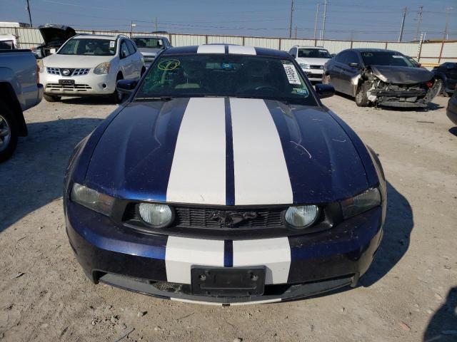 1ZVBP8CH6A5105289 - 2010 FORD MUSTANG GT BLUE photo 5